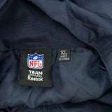 Rams Reebok Football Windbreaker - XL Gray Polyester