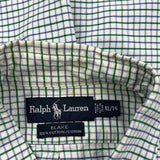 Blake Ralph Lauren Checked Shirt - XL Blue Cotton