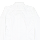 U.S. POLO ASSN Womens White Shirt M Cotton Blend Classic Button Down Shirt