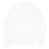 U.S. POLO ASSN Womens White Shirt M Cotton Blend Classic Button Down Shirt