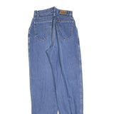 LEE Womens Blue Regular Fit Straight Denim Jeans W24 L32 Classic Zip Cotton