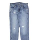 LEVI'S 511 Slim Mens Jeans Blue Slim Skinny Denim Medium W32 L34 Stylish Fit