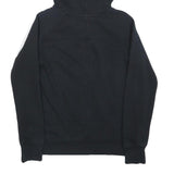 PUMA Womens Black Zip Hoodie M Cotton Blend Casual Lightweight Sweatshirt