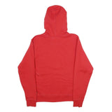 CHAMPION Mens Red Pullover Hoodie S Cotton Classic Logo Casual Sweatshirt