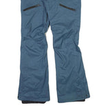 Mens Regular Fit Blue Polyester Blend Zip Trousers W34 L34 Casual Wear