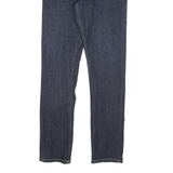 CARHARTT Womens Slim Blue Denim Jeans W32 L30 Classic Zip Closure