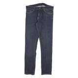 CARHARTT Womens Slim Blue Denim Jeans W32 L30 Classic Zip Closure