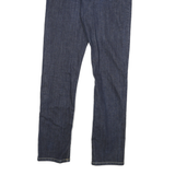 CARHARTT Womens Slim Blue Denim Jeans W32 L30 Classic Zip Closure