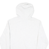 VANS Mens White Cotton Blend Hoodie M Off The Wall Pullover Graphic Print