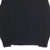 NAUTICA Mens Black Plain V-Neck Basic Knit Jumper XL Cotton Casual Wear