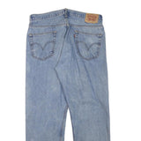 LEVI'S 505 Mens Jeans Blue Regular Straight Denim Medium W34 L29 Classic Cotton