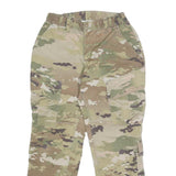 M&M MANUFACTURING Womens Cotton Blend Camouflage Regular Cargo Trousers W25 L28