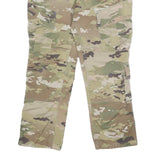 M&M MANUFACTURING Womens Cotton Blend Camouflage Regular Cargo Trousers W25 L28