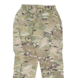 M&M MANUFACTURING Womens Cotton Blend Camouflage Regular Cargo Trousers W25 L28