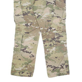 M&M MANUFACTURING Womens Cotton Blend Camouflage Regular Cargo Trousers W25 L28