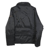 CHAMBERS Womens Black Polyester Blend Zip Jacket S Casual Outerwear