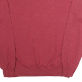 Mens Red Washington State Cougars Crew Neck M Sweatshirt Cotton Pullover