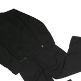 DICKIES Mens Black Dungarees Regular Polyester Blend L W36 L25 Workwear Utility