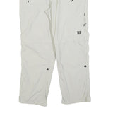 ARTIME Womens Polyester White Regular Fit Straight Leg Trousers W32 L28