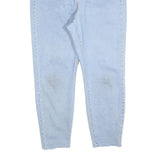 LEVI'S Womens Jeans Light Blue Slim Skinny Denim W34 L27 Classic Button