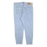 LEVI'S Womens Jeans Light Blue Slim Skinny Denim W34 L27 Classic Button