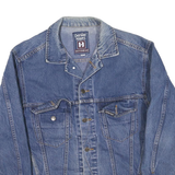 HAYES Mens Blue Denim Jacket M Cotton Blend Button Closure Classic Fit