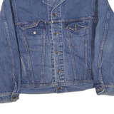 HAYES Mens Blue Denim Jacket M Cotton Blend Button Closure Classic Fit