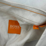 Boss Striped Short Sleeve Shirt - Large Multicoloured Cotton