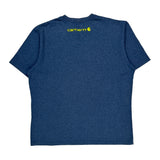 Carhartt T-Shirt - Large Blue Cotton