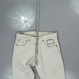Levis Jeans - 32W 30L White Cotton