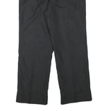 YA ZHENG Womens Black Polyester Blend Lined Trousers W28 L27 Butterfly Floral