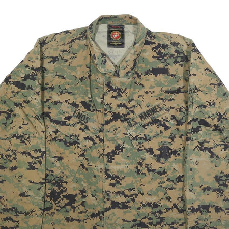 PROPPER INTERNATIONAL Mens Green Camouflage Military Cotton Blend Jacket M