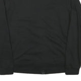 FILA Womens Black Jacket M Polyester Blend Zip Logo Plain Casual Activewear