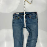 Stella True Religion Skinny Jeans - 32W UK 10 Blue Cotton Blend