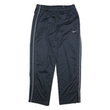 NIKE Mens Joggers Black & Grey Regular Straight L W30 L30 Sports Casual