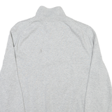 NAUTICA Mens Grey Plain Cotton Pullover Jumper Crew Neck M Classic Comfortable