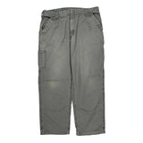 Carhartt Cargo Carpenter Trousers - 36W 30L Grey Cotton