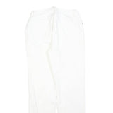 JEANOLOGY Womens White Regular Fit Straight Denim Jeans W28 L30 Zip Cotton Blend