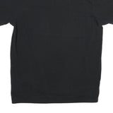 TOMMY HILFIGER Mens Black Short Sleeve Plain 2XL Cotton Polo Shirt