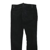 PEACE Womens Slim Black Cotton Blend Skinny Trousers W28 L27 Zip Casual