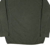 THE NORTH FACE Mens Green Jacket L Polyester Blend Zip Plain Outdoor Casual