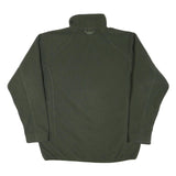 THE NORTH FACE Mens Green Jacket L Polyester Blend Zip Plain Outdoor Casual