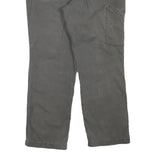 CARHARTT Mens Cotton Blend Green Regular Straight Trousers W34 L28 Workwear