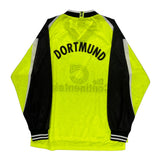 Borussia Dortmund Nike 1995-96 Home Football Jersey - XL Black Polyester
