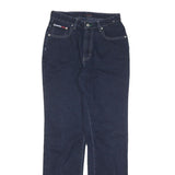 TOMMY HILFIGER Womens Jeans Blue Regular Straight Denim Dark W26 L32 Classic Fit