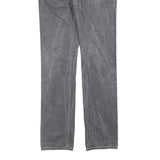 LEVI'S 511 Slim Mens Jeans Grey Slim Straight Denim Medium W31 L34 Zip Cotton