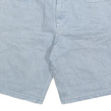 KIARI Womens Shorts Blue Denim M W32 Cotton Blend Casual Lightweight