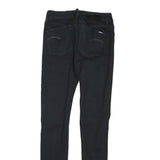 G-STAR Womens Black Slim Skinny Denim Light W25 L23 Zip Cotton Blend Jeans