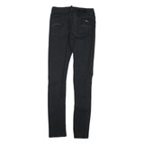 G-STAR Womens Black Slim Skinny Denim Light W25 L23 Zip Cotton Blend Jeans