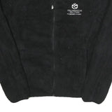 COLUMBIA Womens Black Polyester Fleece Zip Jacket M Outdoor Casual Warm Comfort